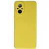 Realme 12 Lite Kılıf Nano İçi Kadife Silikon - Sarı