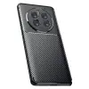 Realme 12 Pro Plus Kılıf Auto Focus Karbon Kapak - Siyah