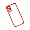Realme 7 Pro Kılıf Miami Şeffaf  - Kırmızı