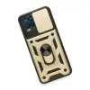 Realme 8 Kılıf Pars Lens Yüzüklü  - Gold