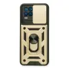 Realme 8 Kılıf Pars Lens Yüzüklü Silikon - Gold