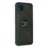 Realme C11 2021 Kılıf Montreal Yüzüklü  Kapak - Yeşil