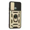 Realme C11 2021 Kılıf Pars Lens Yüzüklü  - Gold
