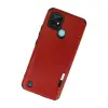 Realme C21 Kılıf Loop Deri  - Kırmızı