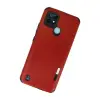 Realme C21 Kılıf Loop Deri  - Kırmızı