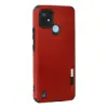 Realme C21 Kılıf Loop Deri  - Kırmızı
