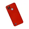 Realme C21 Kılıf Nano İçi Kadife  - Kırmızı