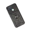 Realme C25y Kılıf Pars Lens Yüzüklü  - Siyah