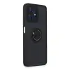 Realme C53 Kılıf Montreal Yüzüklü  Kapak - Siyah