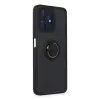 Realme C53 Kılıf Montreal Yüzüklü  Kapak - Siyah