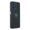 Realme C53 Kılıf Montreal Yüzüklü  Kapak - Yeşil