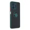 Realme C53 Kılıf Montreal Yüzüklü  Kapak - Yeşil