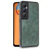 Realme C65 Kılıf Aras Deri Kapak - Koyu Yeşil