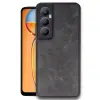 Realme C65 Kılıf Aras Deri Kapak - Siyah