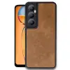 Realme C65 Kılıf Aras Deri Kapak - Taba