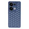 Realme C65 Kılıf Petek Silikon Kapak - Lacivert