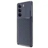 Realme C75 4g Auto Fus Karbon Kapak - Lacivert