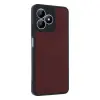 Realme Note 50 4g Kılıf Aras Deri Kapak - Bordo