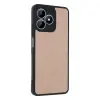 Realme Note 50 4g Kılıf Aras Deri Kapak - Pudra