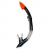 red Camlı Premium  Dalış Maskesi ve Snorkel Yetişkin - Siyah - 1 ADET