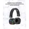 Renkli Işık Efektli Bluetooth 5.3 Müzik Kulaklığı Yeni Nesil