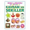 Renkli ve Eğlenceli Çıkartmalar Kram ve Şekiller