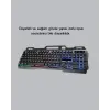 RGB Aydınlatmalı Klavye Mouse Seti – USB Bağlantılı Türkçe Q Ayarlanabilir DPI Ergonomik Yapı