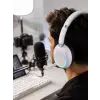 RGB BEYAZ KULAKLIK MAX-17