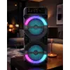 RGB Işıklı Bluetooth Hoparlör Kablosuz Taşınabilir Stereo Speaker