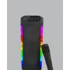 RGB Işıklı Çift Hoparlörlü Taşınabilir Bluetooth Speaker ve Mikrofon