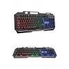 RGB Işıklı Gaming Oyuncu Klavye Q Klavye Mouse Hediyeli