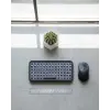 RGB Işıklı Kablosuz Mini Klavye 10 mm İnce Gövde