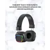 RGB Işıklı Katlanabilir Bluetooth 5.3 Kulak Üstü Kulaklık