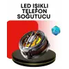 RGB Işıklı Sessiz Fanlı Telefon Soğutucu