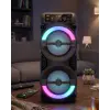 RGB Işıklı Taşınabilir Bluetooth Hoparlör Güçlü Stereo Ses