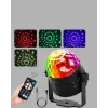 RGB LED Disko Küresi 7 Modlu Uzaktan Kumandalı