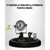 Ritme Duyarlı LED Disko Topu – Renkli Işık Gösterili Parti Lambası