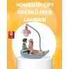 Romantik Çift Figürlü Gece Lambası Sandal Model Sevgiliye Özel Hediye