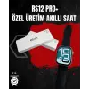 RS12 PRO+ Titanyum Kasa Akıllı Saat – Uyku ve Nabız Takibi Suya Dayanıklı Bluetooth Arama