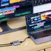 S-LINK SL-LU602C 2xHDMI 1Type-C 4K 60Hz Monitör Çoklayıcı (1PC-2Monitör veya 2PC- 1Monitör) Çift Yönlü Switch(1923)