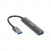 S-LINK SW-U322 USB3.0 to 2xUSB 2.0 1xUSB 3.0 1xType-C Metal USB HUB(1923)