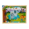 S01002909 WOODEN PUZZLE VEHICLES ANMALS 5 PCS 2 AST