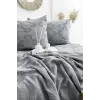 Şaheser Home Collection Yatak Örtüsü Çift Kişilik İt Antrasit