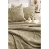 Şaheser Home Collection Yatak Örtüsü Çift Kişilik İt Haki