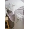 Şaheser Home Collection Yatak Örtüsü Seti Çift Kişilik Derek Lila