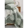 Şaheser Home Collection Yatak Örtüsü Seti Çift Kişilik Forest Yeşil