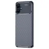 Samsung Galaxy A06 Kılıf Auto Focus Karbon Kapak - Lacivert