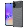Samsung Galaxy A06 Kılıf Auto Focus Karbon Kapak - Siyah