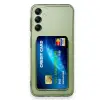 Samsung Galaxy A16 5g Kılıf Kart Şeffaf Silikon - Şeffaf