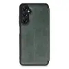 Samsung Galaxy A55 5g Kılıf Flip Cover - Koyu Yeşil